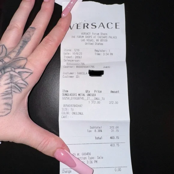 Unisex Versace Sunglasses - Picture 6 of 7